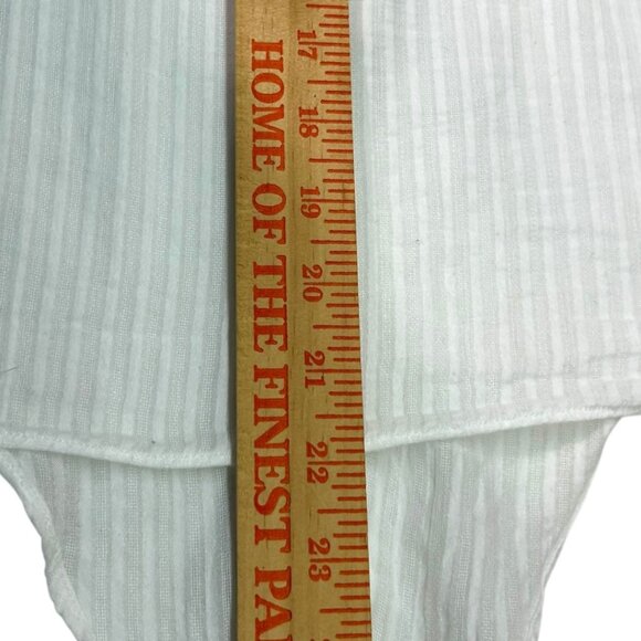 Sanctuary Only You Stripe‎ Tie Front Blouse - Women's Size Large - Picture 5 of 6